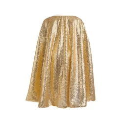 Great Pretenders Udklædning & Tilbehør*Precious Golden Kappe, Str.5-6 Ar