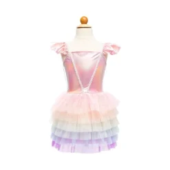 Great Pretenders Udklædning & Tilbehør*Regnbue Kjole, Str.5-6 Ar