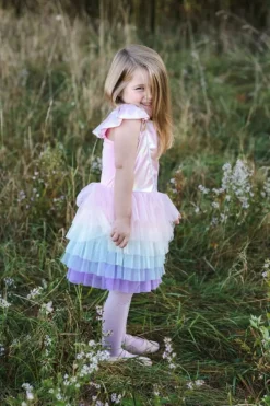 Great Pretenders Udklædning & Tilbehør*Regnbue Kjole, Str.5-6 Ar