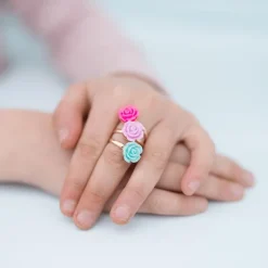 Great Pretenders Smykker*Rose Ring & Clips Oreringe