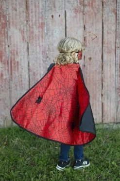 Great Pretenders Udklædning & Tilbehør*Spider/Bat Kappe, Str.3-4 Ar