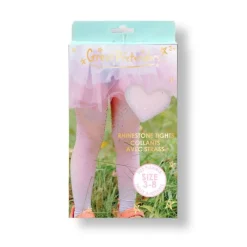 Great Pretenders Strømper & Strømpebukser*Strømpebukser Str.3-8 Ar, Pink/White