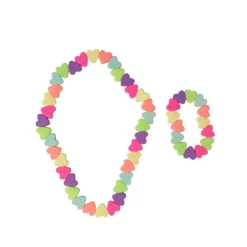 Great Pretenders Smykker*Sweet Tart Heart Halskaede Og ArmBånd