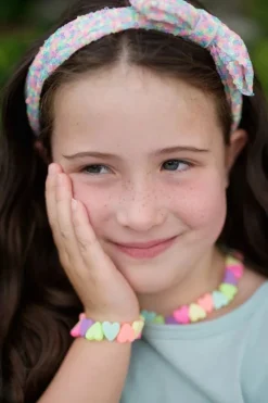 Great Pretenders Smykker*Sweet Tart Heart Halskaede Og ArmBånd