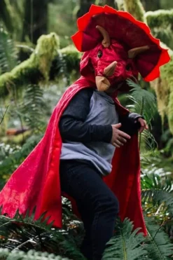 Great Pretenders Udklædning & Tilbehør*Triceratops, Str.4-5 Ar