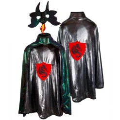 Great Pretenders Udklædning & Tilbehør*Ultimate Vendbar Dragekappe, Str.5-6 Ar