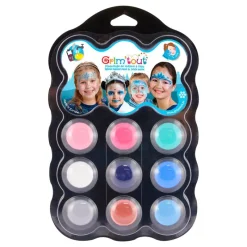 Grim'tout Ansigtsmaling*- Teatersminke 9 Farver - Snedronning