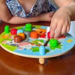 Haba Blandet Legetøj*Laeringsbraet - Pa Bondegarden