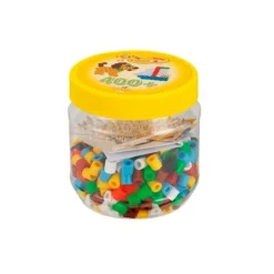 hama Perler*Maxi 400+ Perler + 2 Perleplader - Gul