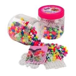 hama Perler*Maxi 400+ Perler + 2 Plader - Pink