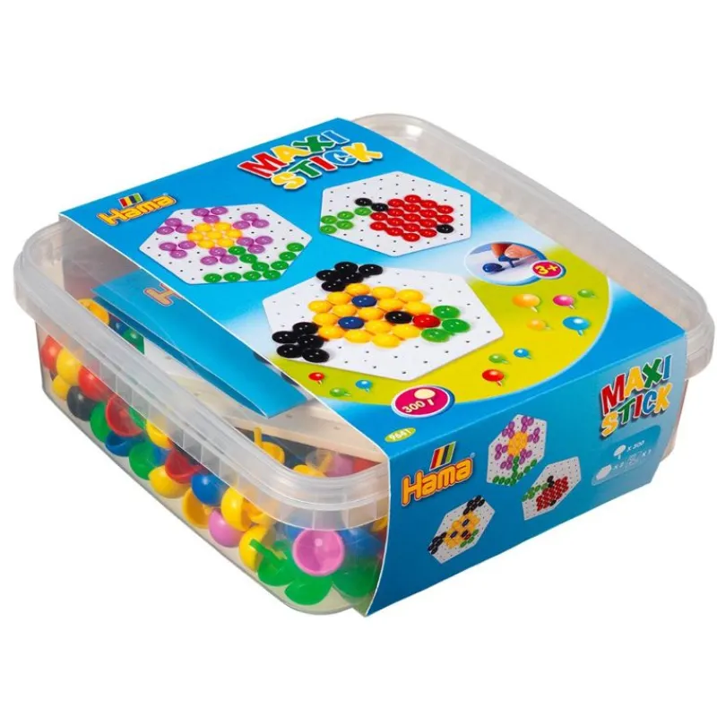 hama Perler*Maxi Stifter Og Hulplader I Botte
