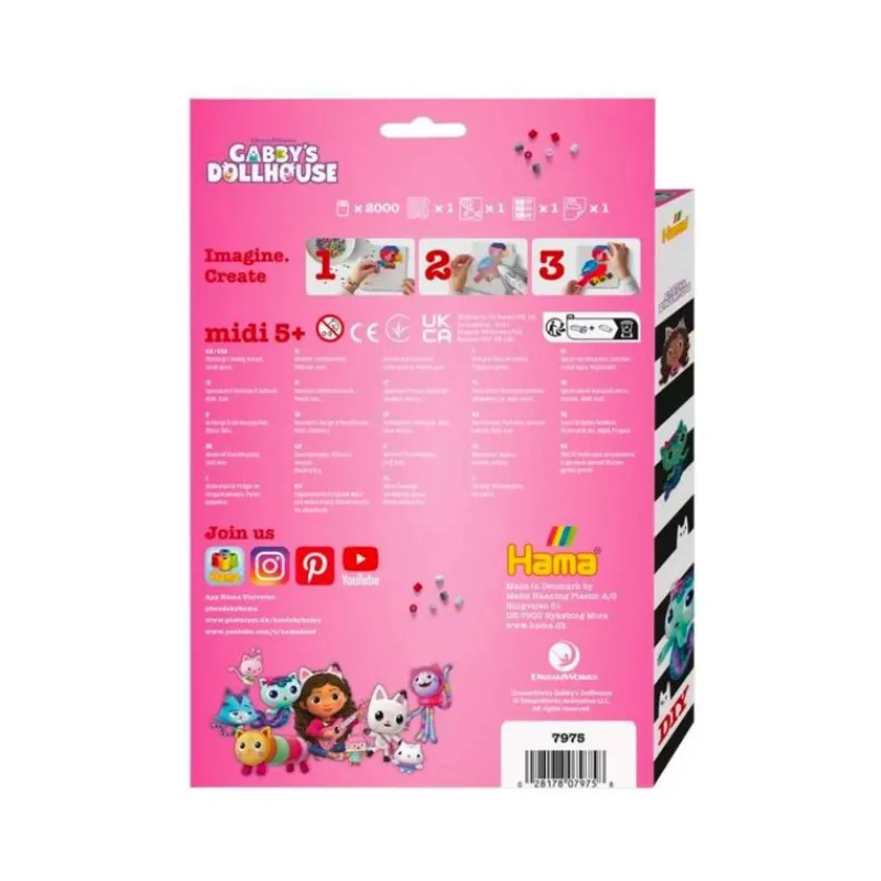 hama Perler*Midi Ophængsaeske Gabby'S Dollhouse