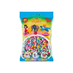 hama Perler*Midi Perler 3000Stk - Pastel Mix