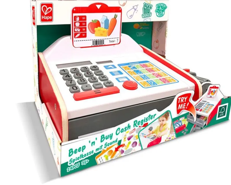 Hape Legekøkken*Beep 'N' Buy Cash Register