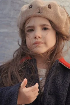 Konges sløjd Vintertid*Konges Slojd Andray Beret, Str. 12-18 Mdr, Bunny/Brown