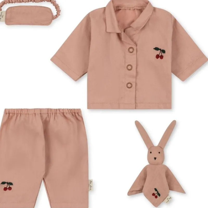 Konges sløjd Dukketøj & Sko*Konges Slojd Dukke Nattoj, 'Gerd Goes To Bed' Mahogany Rose