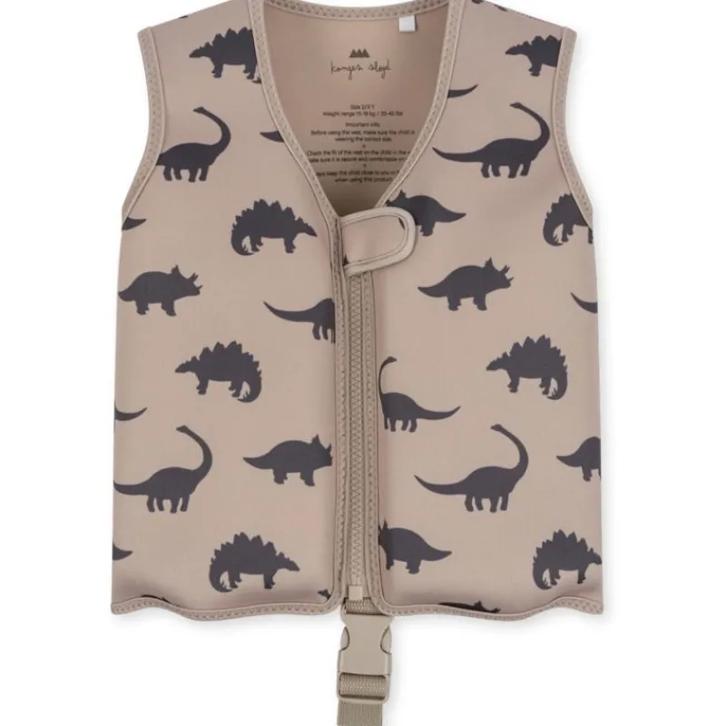 Konges Sløjd Svømmeudstyr*Konges Slojd Float Vest Str.3-6 Ar, Dino Silhuette