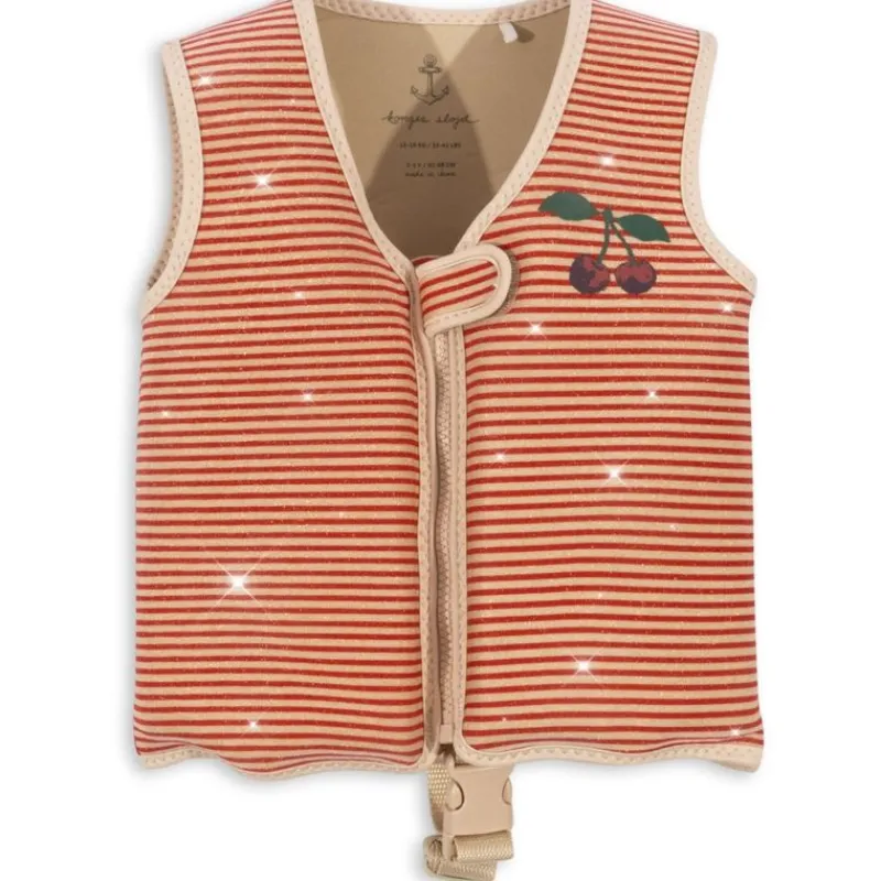 Konges Sløjd Svømmeudstyr*Konges Slojd Float Vest Str.1-2 Ar, Glitter Stripe