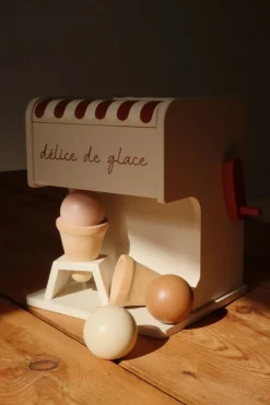 Konges sløjd Blandet Legetøj*Konges Slojd Ismaskine I Trae, Beige