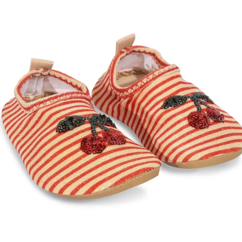 Konges sløjd Badetøj*Konges Slojd Jade Badesko Str.30-31, Glitter Stripe