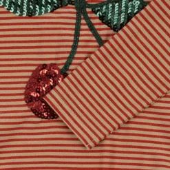 Konges sløjd Badetøj*Konges Slojd Jade Ls Swimsuit Str.18Mdr, Glitter Stripe