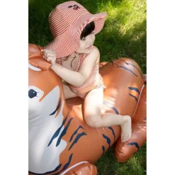 Konges sløjd Badetøj*Konges Slojd Jade Solhat Str.12-18 Mdr, Glitter Stripe