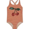 Konges sløjd Badetøj*Konges Slojd Jade Swimsuit Str.3 Ar, Glitter Stripe
