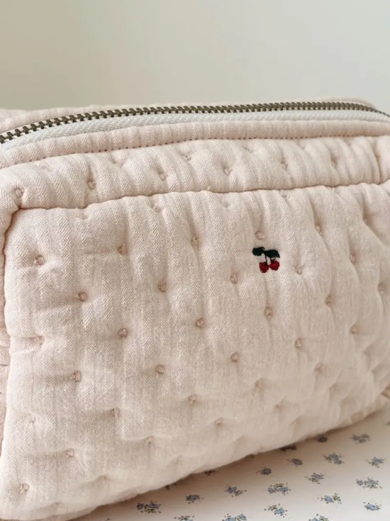 Konges sløjd Toilettasker*Konges Slojd Lille Quilted Toilettaske, Cameo Rose