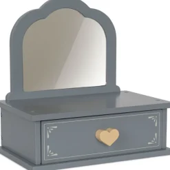 Konges sløjd Blandet Legetøj*Konges Slojd Makeupspejl I Trae Med Skuffe