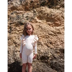 Konges Sløjd Badetøj*Konges Slojd Manuca Frill Onesie Str.12 Mdr, Multi Hearts