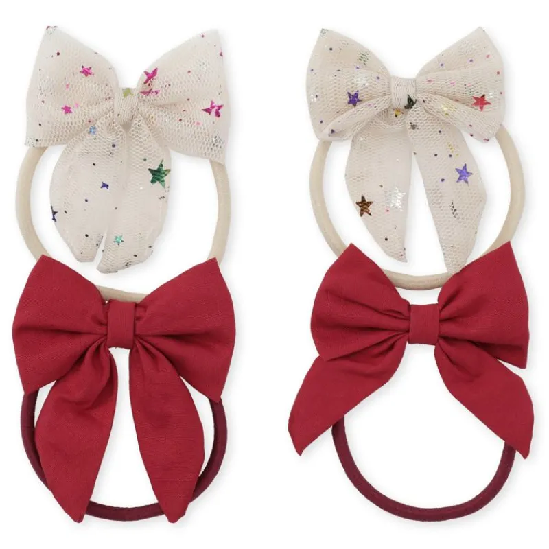 Konges sløjd Hårelastikker*Konges Slojd 4-Pak Tulle Hårelastikker M. Slojfe