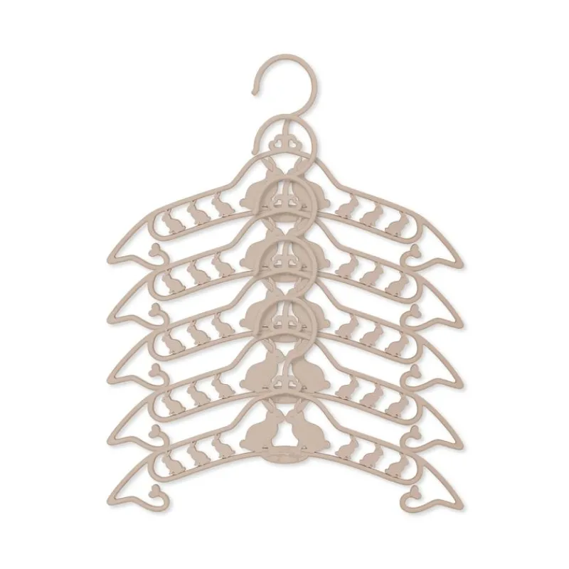 Konges Sløjd Bøjler & Knager*Konges Slojd 5Pk BorneBøjler, Bunny/Blush