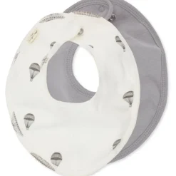 Konges sløjd Savlesmække*Konges Slojd 2Pk Classic Bib, Parachute