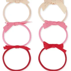 Konges sløjd Hårelastikker*Konges Slojd 6Pk Hårelastikker M.Slojfe, Rose