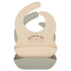 Konges sløjd Spisesmække*Konges Slojd 2Pk Silikone Hagesmaekke, Unicorn