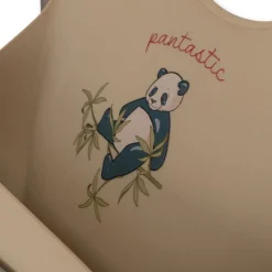 Konges sløjd Spisesmække*Konges Slojd 2Pk Silikone Hagesmaekke, Panda