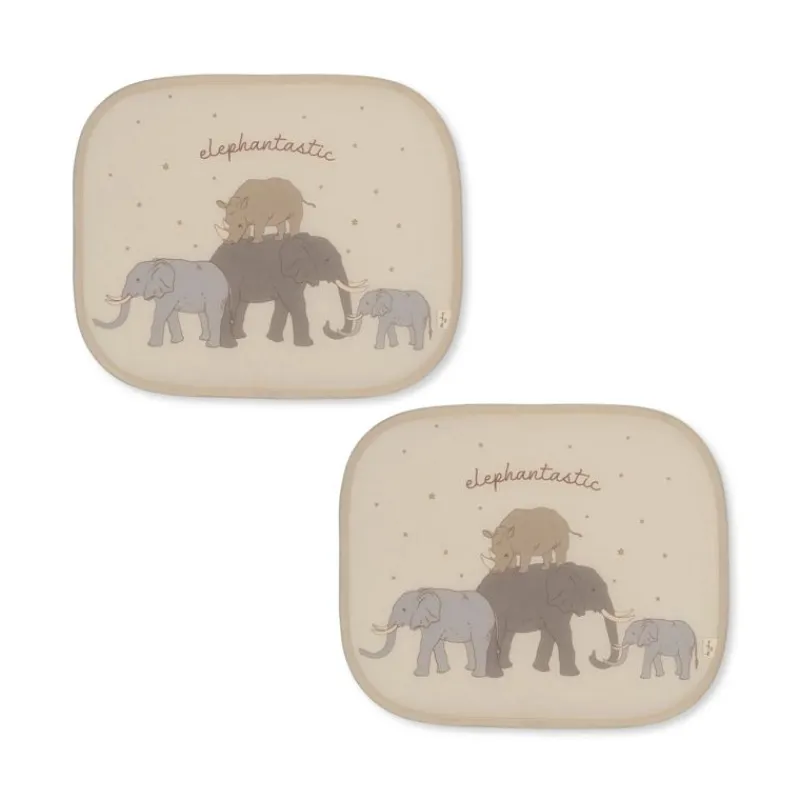 Konges Sløjd Sommertid*Konges Slojd 2Pk Solskaerme, Elefantastic