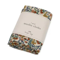 Konges sløjd Pusletid*Konges Slojd 3Pk Stofbleer, Bibi Fleur