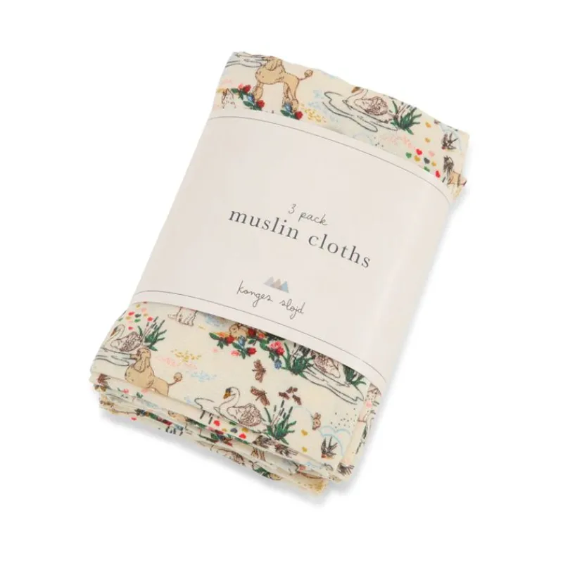 Konges sløjd Pusletid*Konges Slojd 3Pk Stofbleer, Mizumi