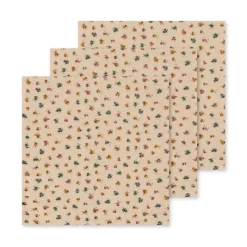 Konges sløjd Pusletasker Og Bumbags*Konges Slojd 3Pk Stofbleer Gots, Bloomie Blush