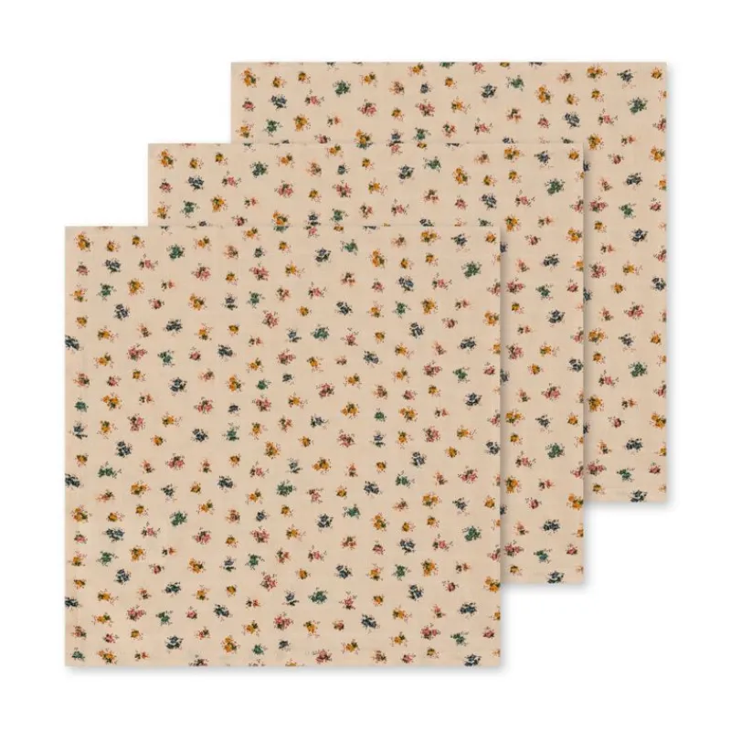 Konges sløjd Pusletasker Og Bumbags*Konges Slojd 3Pk Stofbleer Gots, Bloomie Blush