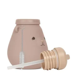Konges Sløjd Drikkedunke*Konges Slojd Silikone Flaske, Teddy/Blush
