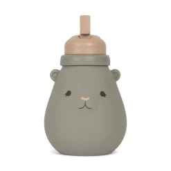 Konges Sløjd Drikkedunke*Konges Slojd Silikone Flaske, Teddy/Whale