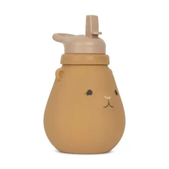 Konges Sløjd Drikkedunke*Konges Slojd Silikone Flaske, Teddy/Almond
