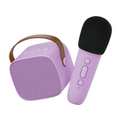 Lalarma Musik*Bluetooth Hojtaler Og Mikrofon, Lilla