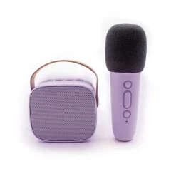 Lalarma Musik*Bluetooth Hojtaler Og Mikrofon, Lilla