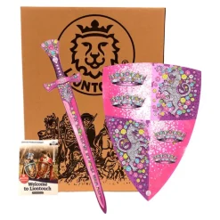 Liontouch Udklædning & Tilbehør*Krystal Prinsessesaet M. Svaerd Og Skjold