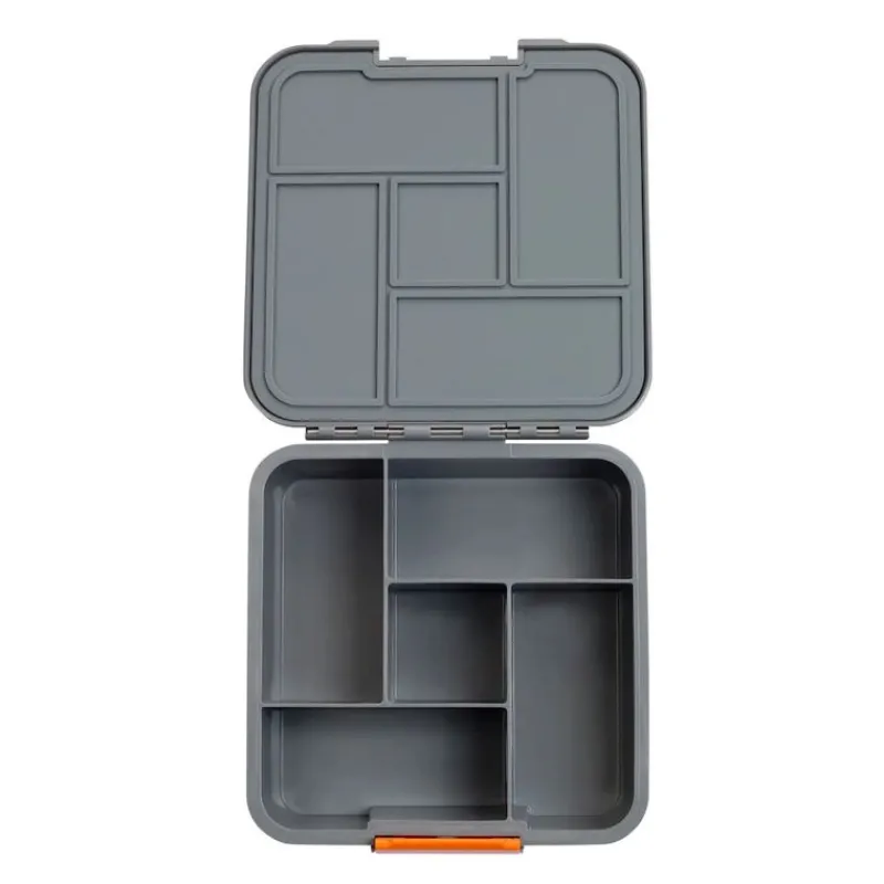 Little Lunch Box Madpakken*'Bento Five', Dark Grey