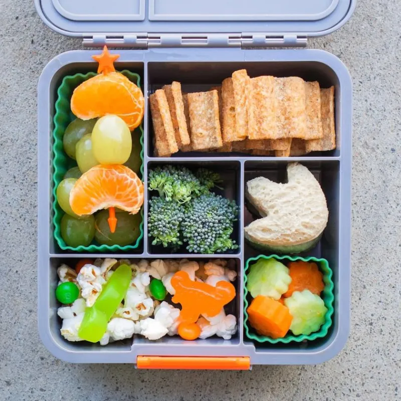 Little Lunch Box Madpakken*'Bento Five', Dark Grey