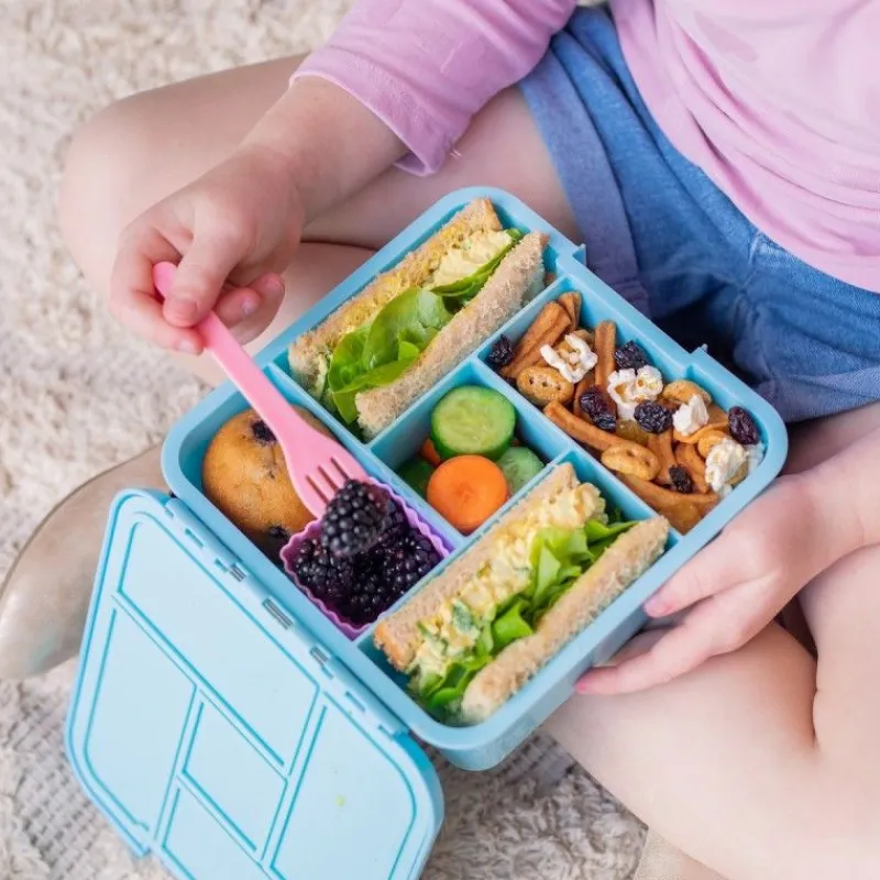 Little Lunch Box Madpakken*'Bento Five', Sky Blue